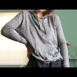 Super cute lounge soft gray hoodie!